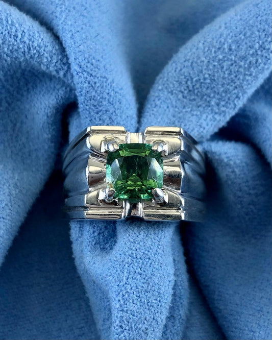 67.90 carats Hand made Natural Tourmaline Ring for Men