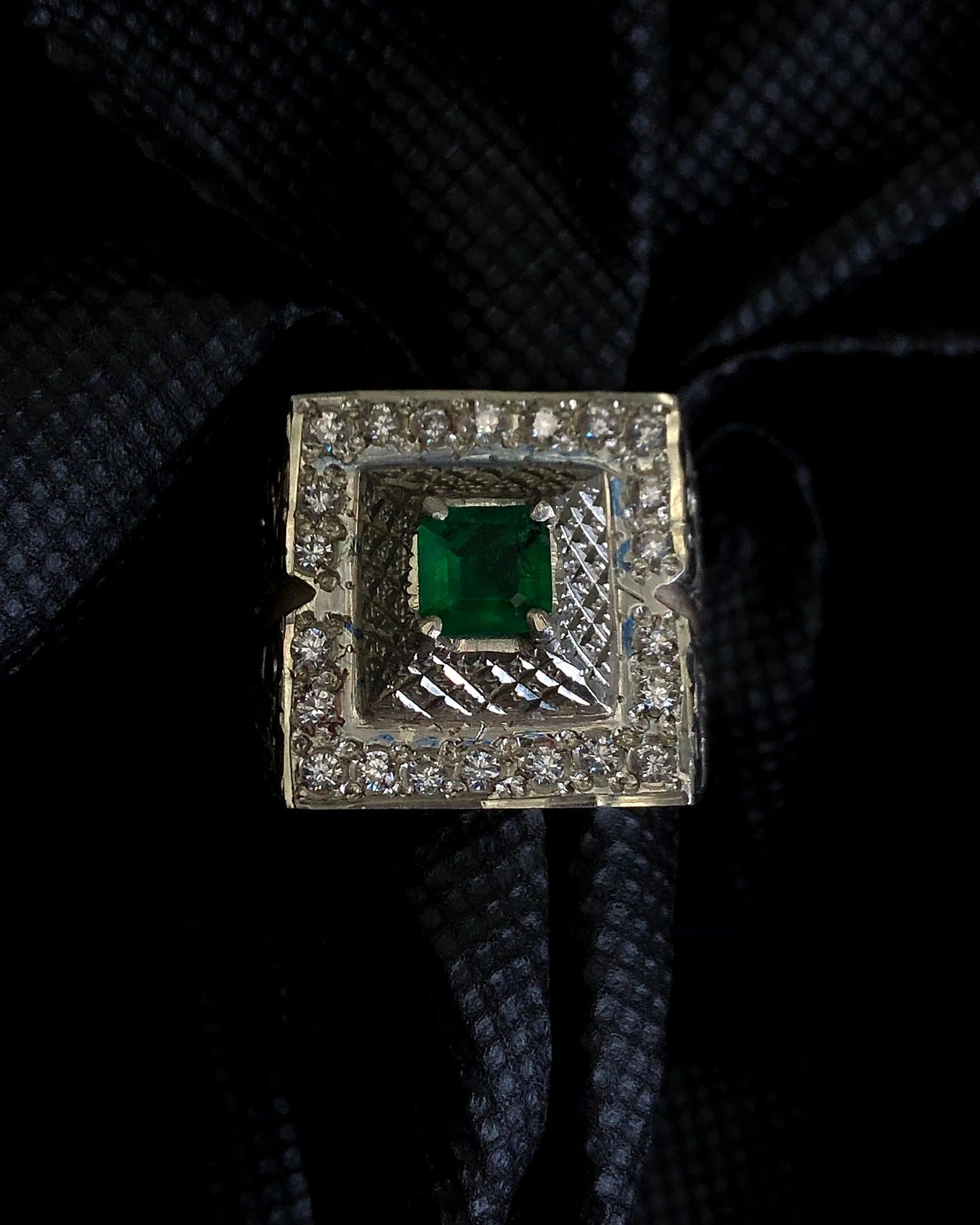 106.22 Carats Hand Made Natural Beautiful Panjshir Emerald Ring for Men