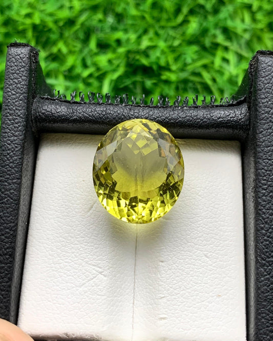 14.36 carats Lemon Quartz from Africa Loose Gemstone