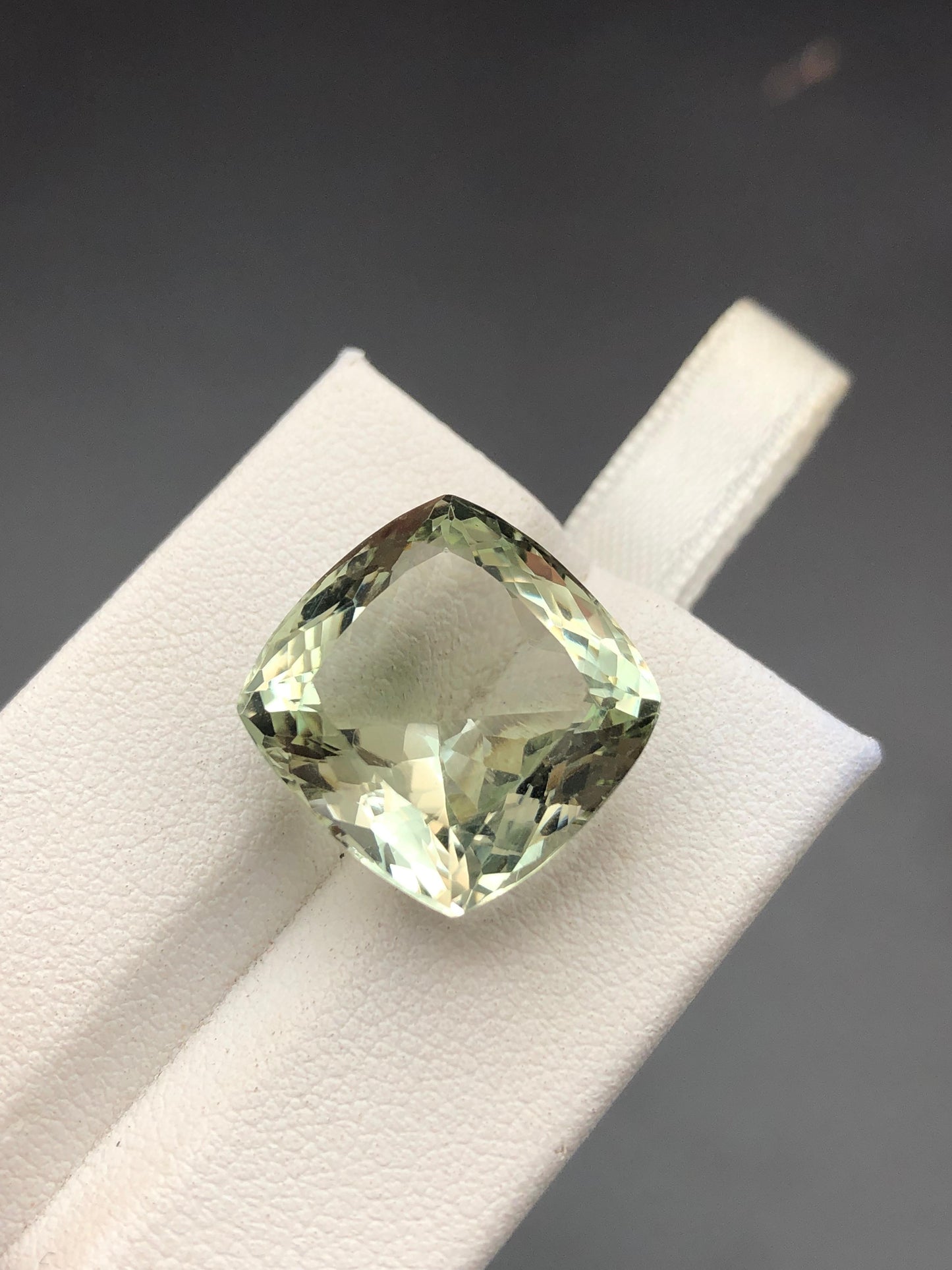 30.56 carats Green Amethyst from Africa Loose Gemstone