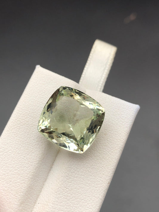 30.56 carats Green Amethyst from Africa Loose Gemstone