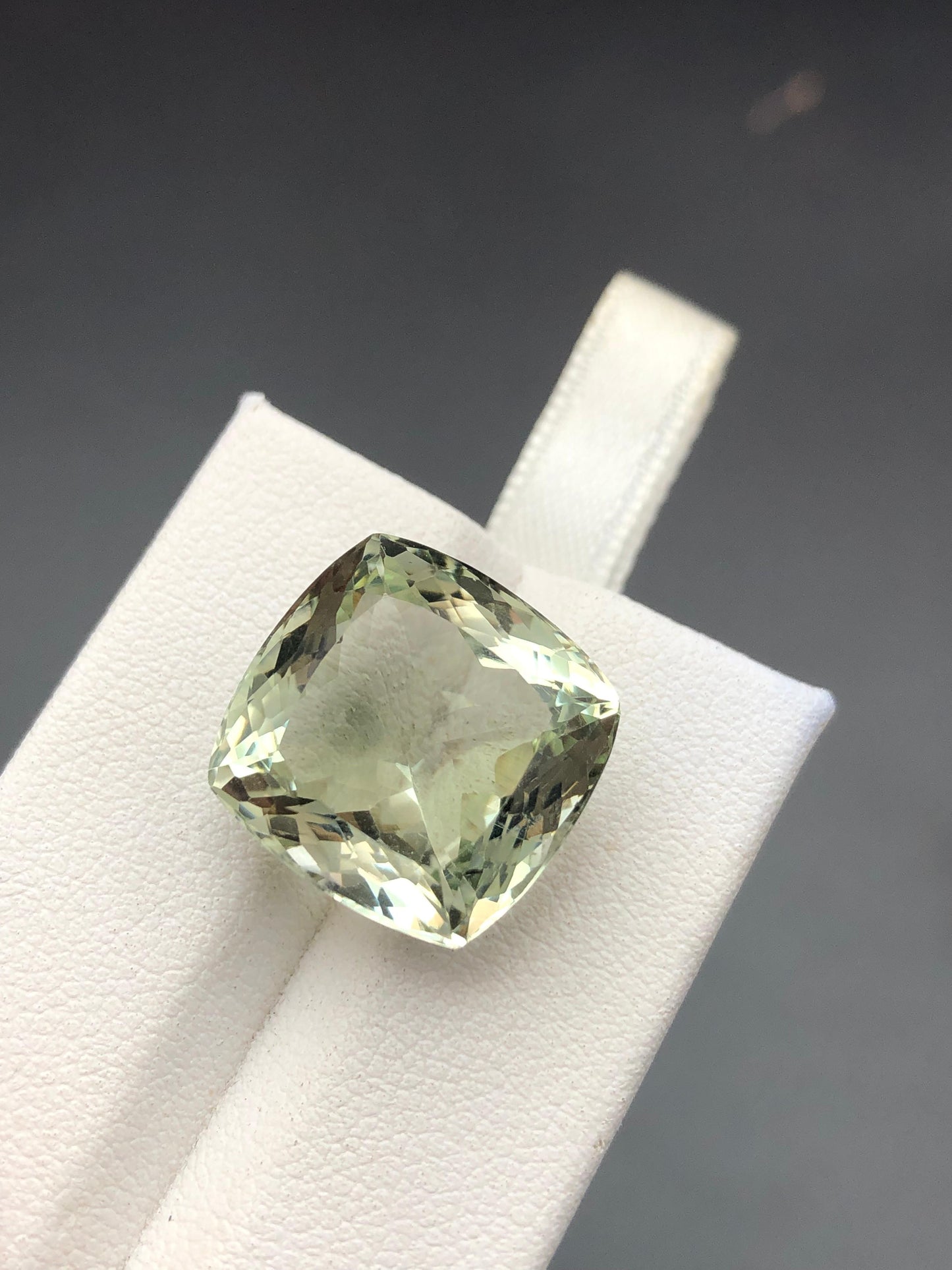 30.56 carats Green Amethyst from Africa Loose Gemstone