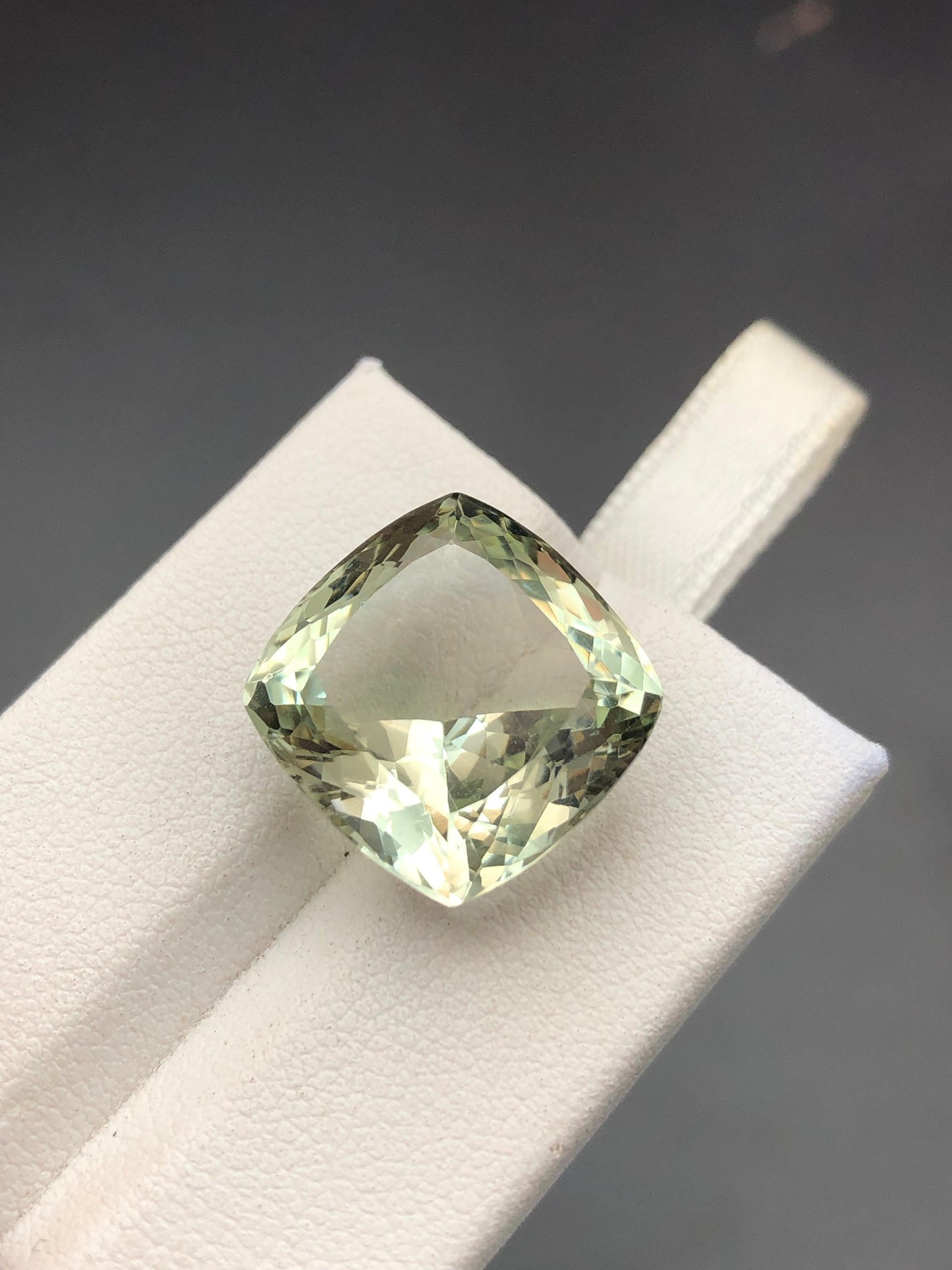 30.56 carats Green Amethyst from Africa Loose Gemstone