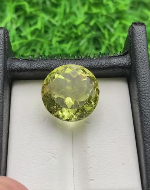 15.60 carats Lemon Quartz from Africa Loose Gemstone